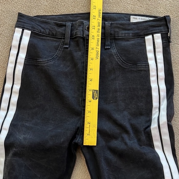 Rag and Bone Mito High Rise Side Striped Jean - Size 31 - Picture 7 of 8